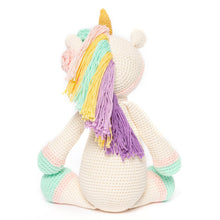 Cargar imagen en el visor de la galería, Unicornio rosa con flores