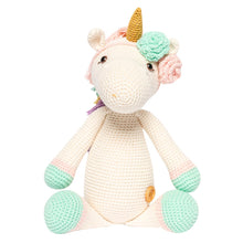 Cargar imagen en el visor de la galería, Unicornio rosa con flores