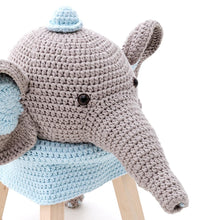 Cargar imagen en el visor de la galería, Banquianimalito Elefante Celeste