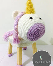 Cargar imagen en el visor de la galería, Banquianimalito Unicornio Lila